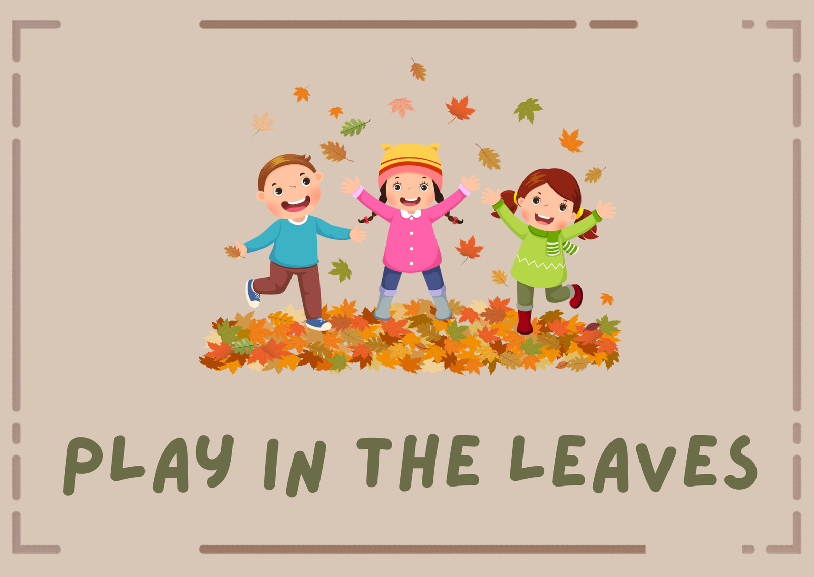 Play in the leaves